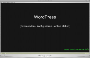 Wordpress installieren auf dem Server