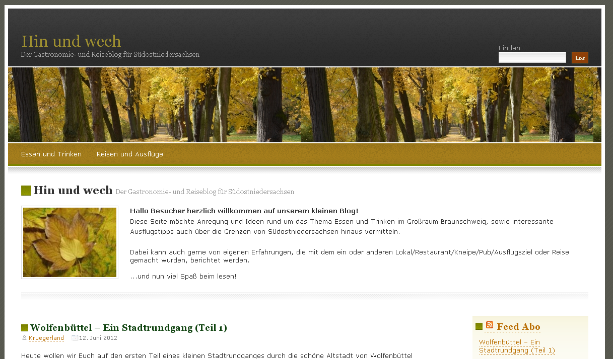 Bloggen mit WordPress: Ein Reiseblog für Niedersachsen
