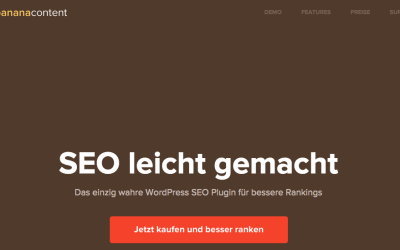 Bananacontent das Keyword- und SEO Plugin