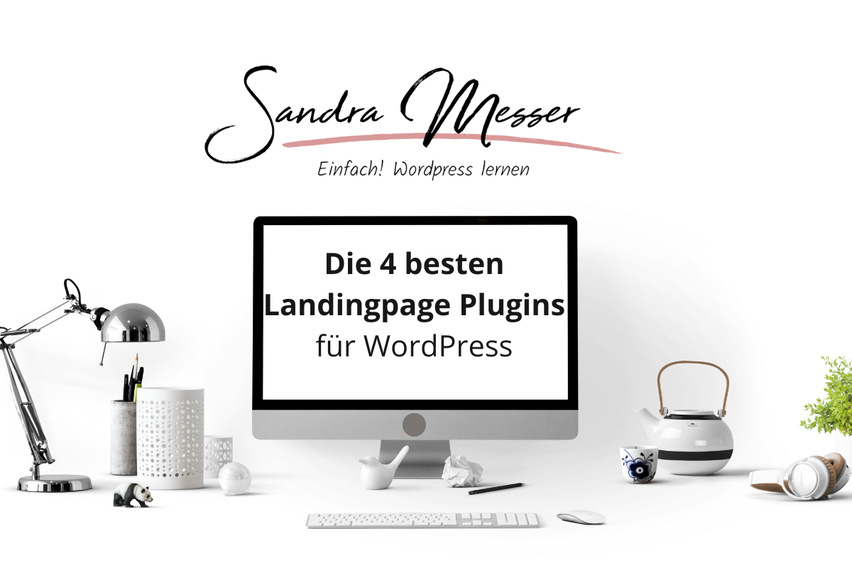 Monitor mit Schriftzug: Die 4 besten Landingpage Plugins für WordPress